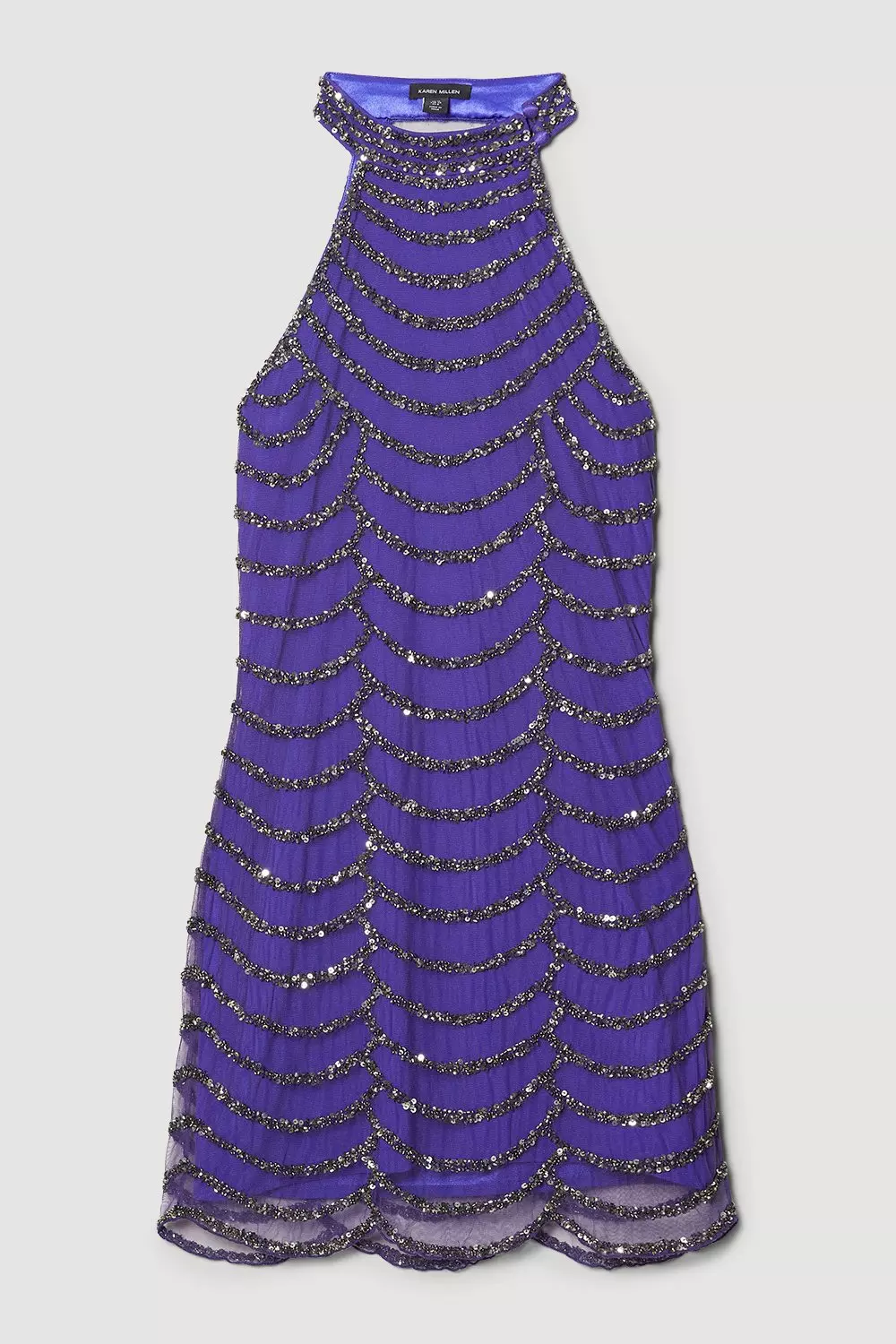 Karen millen electric blue dress sale